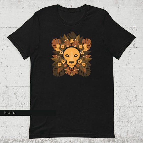 Floral Lion Tee (UNISEX SIZES)