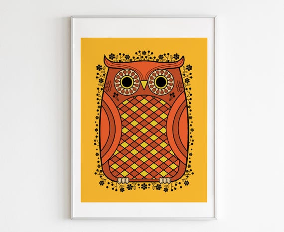 Owl Art Print