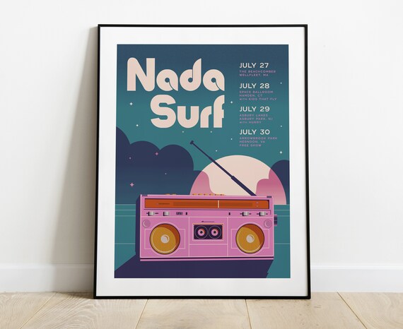 Nada Surf // Summer Tour Poster 2022