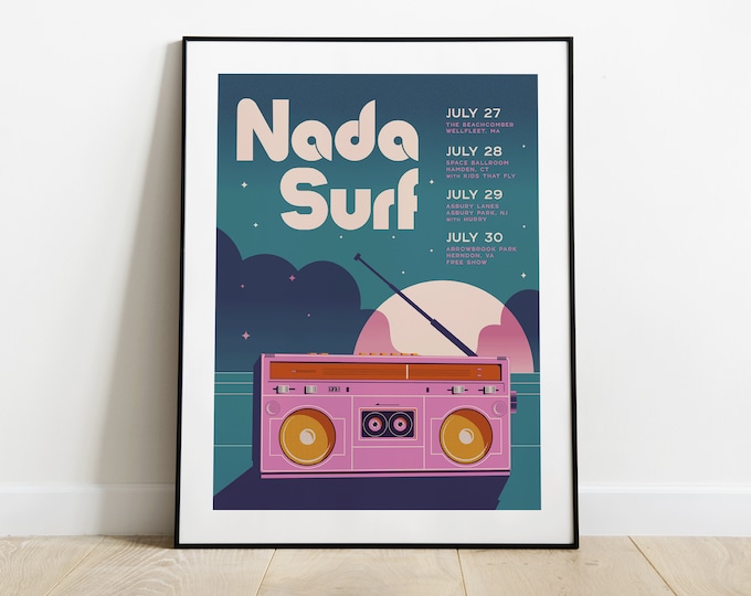 Nada Surf // Summer Tour Poster 2022