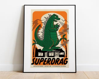 Superdrag Destination Weekend poster, Troubadour, Los Angeles