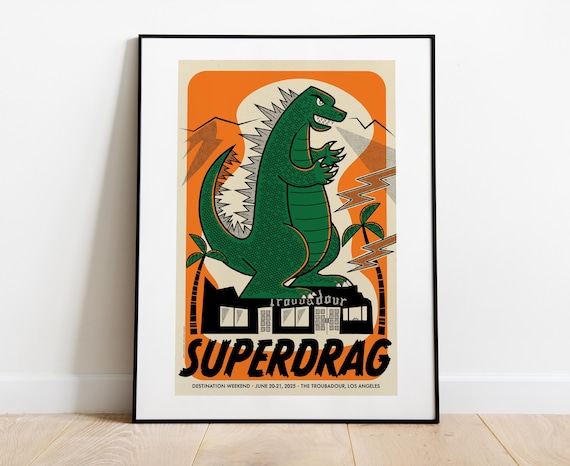Superdrag Destination Weekend poster, Troubadour, Los Angeles
