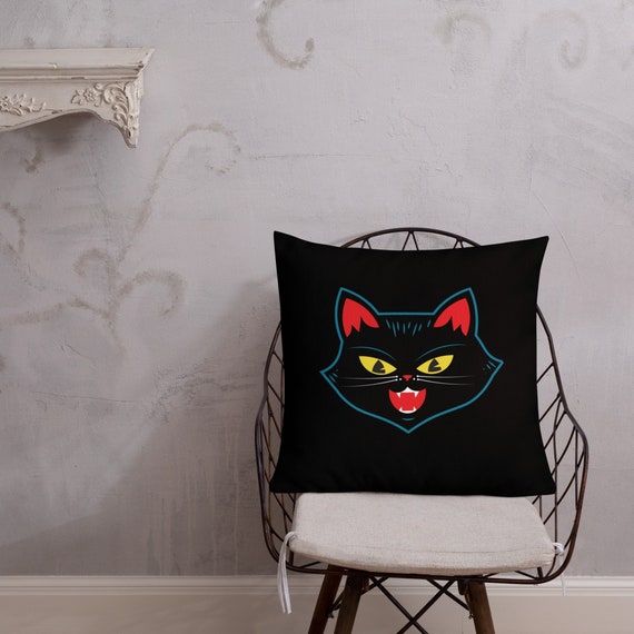 Black Cat Premium Pillow