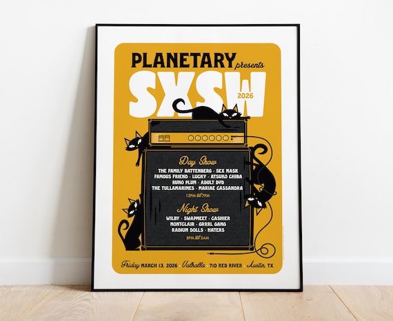 Planetary SXSW Poster 2026