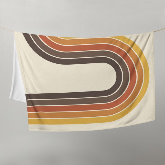 70s Rainbow Throw Blanket (FREE US SHIPPING!)