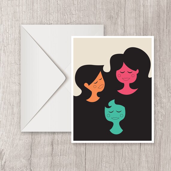 Three Ladies Greeting Card