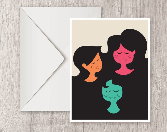 Three Ladies Greeting Card