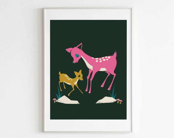 Deer & Doe