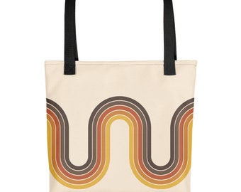 70s Rainbow Tote