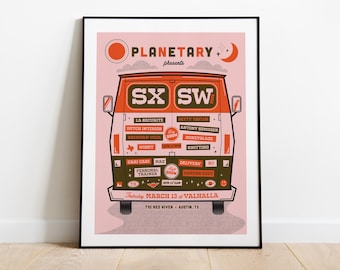 Planetary SXSW Poster 2025