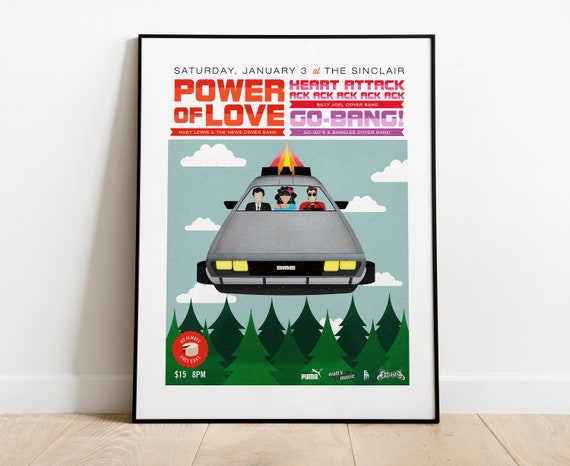 Power Of Love Gig Poster //The Sinclair, Cambridge, MA