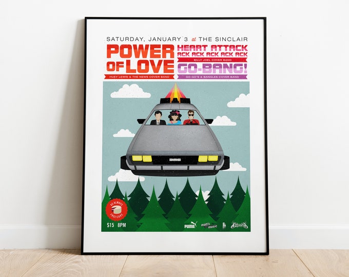 Power Of Love Gig Poster //The Sinclair, Cambridge, MA