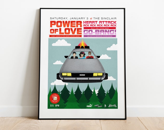 Power Of Love Gig Poster //The Sinclair, Cambridge, MA