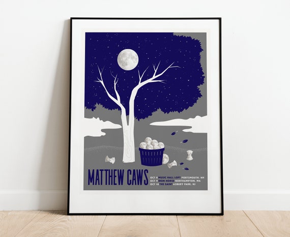 Matthew Caws of Nada Surf // 3 color 16x20 screenprint.