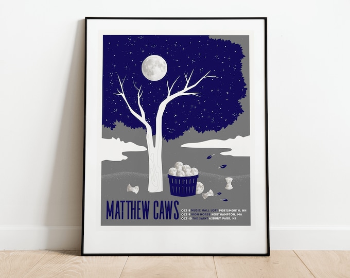 Matthew Caws of Nada Surf // 3 color 16x20 screenprint.