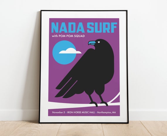 Nada Surf // Calvin Theater, Northampton, MA 18x24 screenprint.