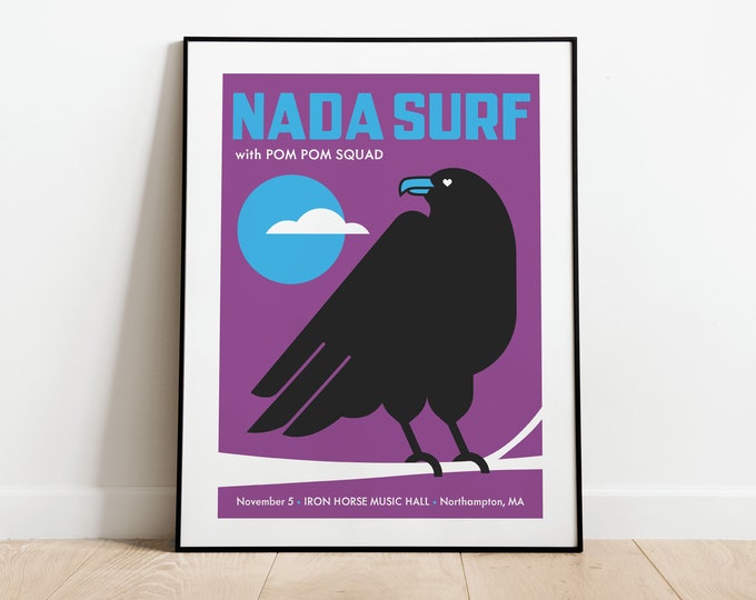 Nada Surf // Calvin Theater, Northampton, MA 18x24 screenprint.