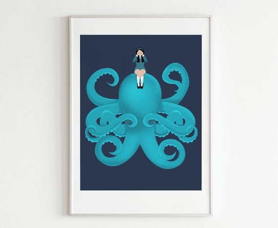 Girl and Octopus