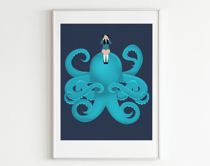 Girl and Octopus