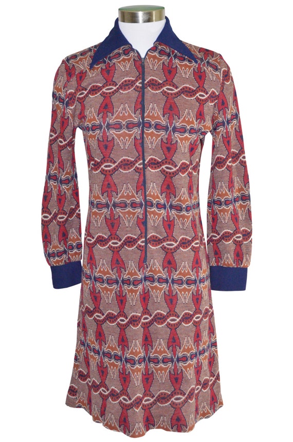 Vintage Estate Kenny Classics Navy Blue Multicolor