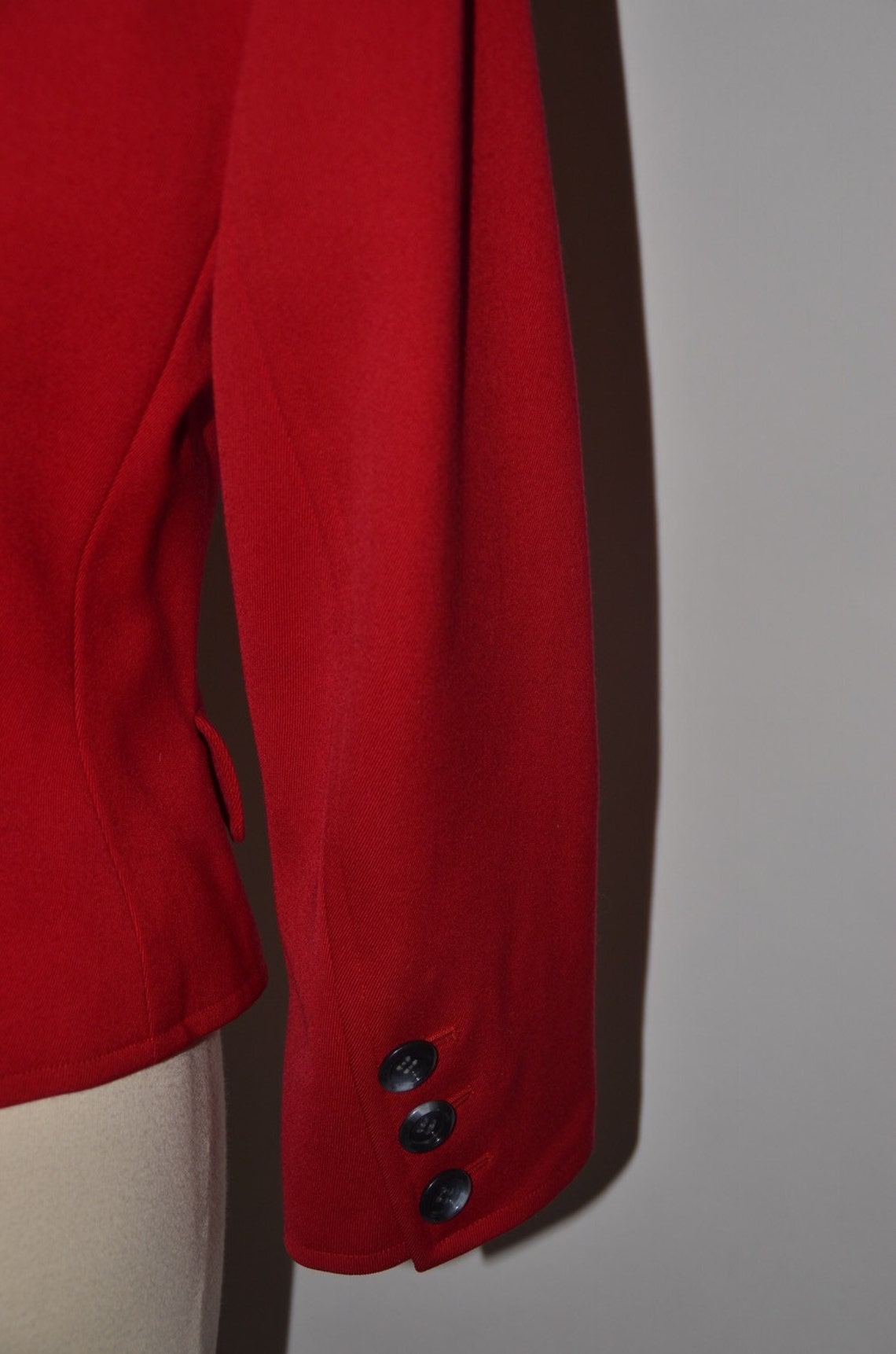 Saint Laurent Rive Gauche Vintage Estate Red Blazer - Etsy