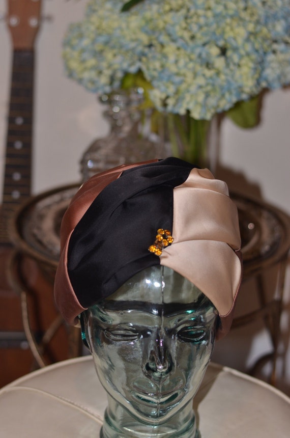 vintage brown turban Gem