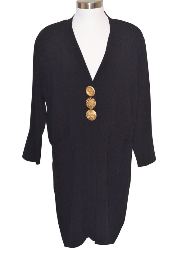 Vintage Estate GianFranco Ferre Black Dress