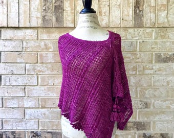 SAMPLE SALE! Hand Knit Merino Wool & Beads Size XS/S