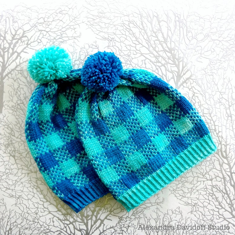 Mad for Plaid Hayts knitting pattern image 3