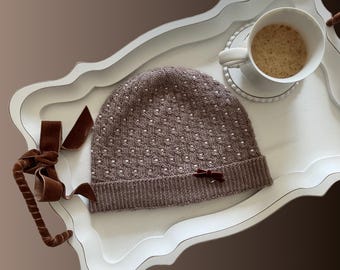 Wool & Coffee Beanie Knitting Pattern