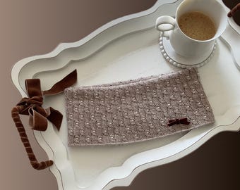 Wool & Coffee Cowl Knitting Pattern
