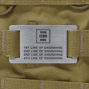 Etiqueta Molle personalizada / Etiqueta de equipo / Parche moral / Clip Molle / Parche táctico / Etiqueta de mochila / Identificación médica / Etiqueta de equipo táctico / Parche de tipo de sangre