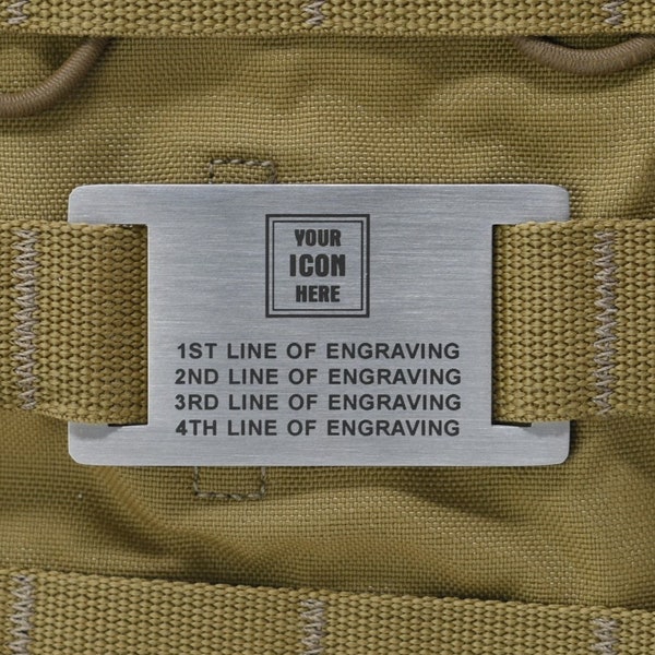 Custom Molle Tag | Gear Tag | Morale Patch | Molle Clip | Tactical Patch | Rucksack Tag | Medical ID | Tactical Gear Tag | Blood Type Patch