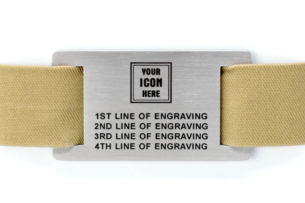 Custom Molle Gear Tag: Stainless Steel Tactical Patch for Rucksacks ...