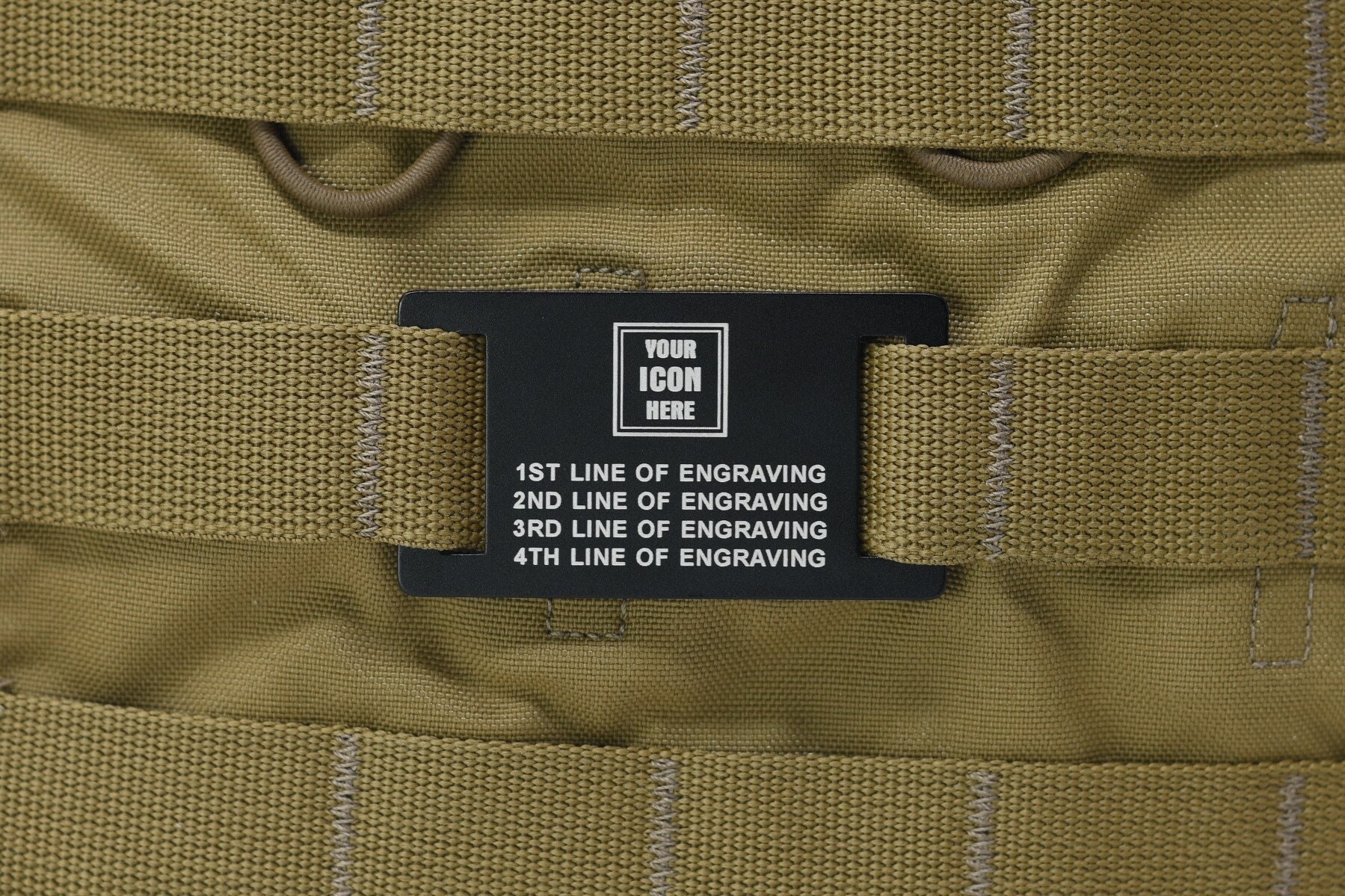 MiOYOOW 3PCS Molle Patch Panel, Tactical Patches Molle Attachment with  Cutting Loop for Outdoor Backpack Tactical Vest