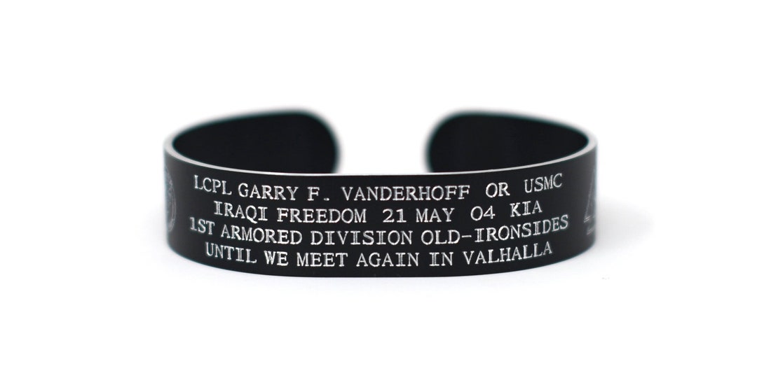 Military Memorial Custom Kia Bracelets Buy Marine Corps Kia