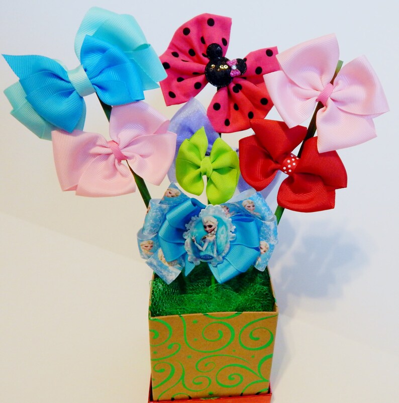 Hair Bow Bouquet Made to order Etsy