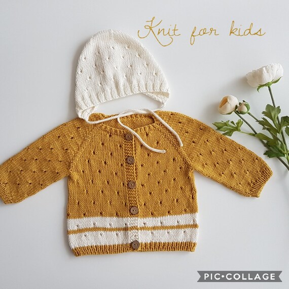 baby mustard cardigan