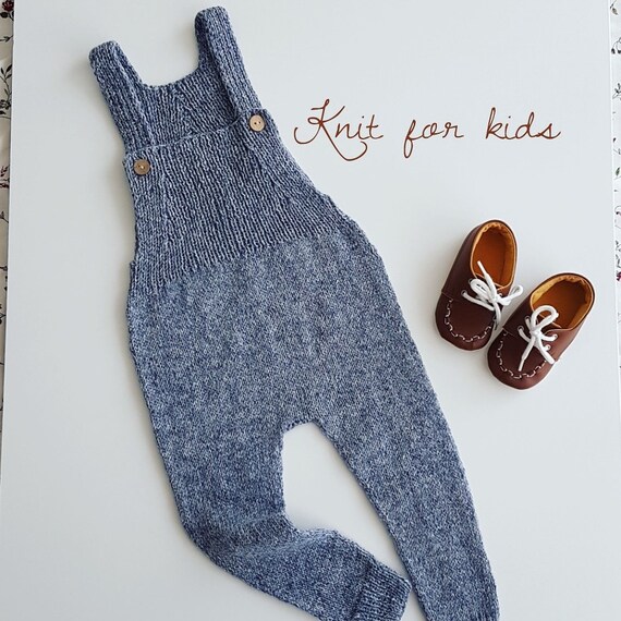 knitted romper boy