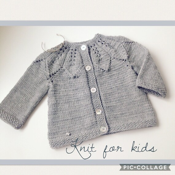 knitted cardigan baby girl