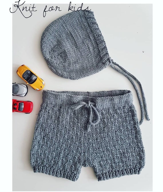 knitted baby shorts