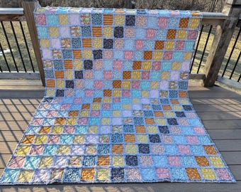 Twin Size Handmade Rag Quilt