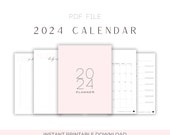 2024 Dated Planner, Digital planner, Digital Planning, Digital planner templates, Goodnotes planner, aesthetic planner, 2024 planner