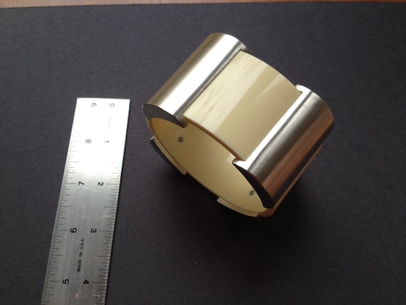 Mid-Century Modern Bangle Bracelet with Space Age