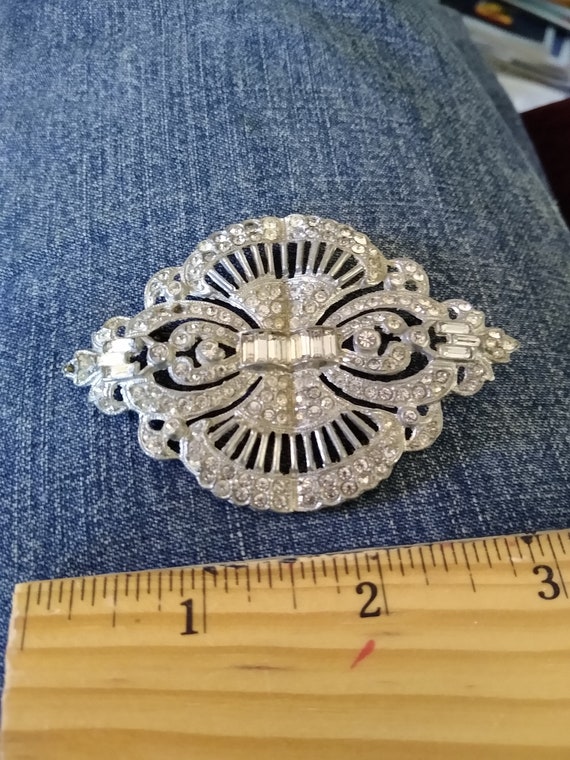 Gorgeous 3 inch Art Deco Brooch