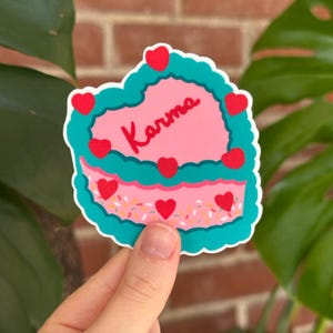 Chappell Roan Sticker - My Kink is Karma Vintage Cake