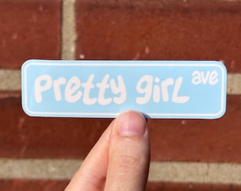 Pretty Girl Ave Sticker