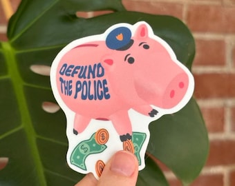 Defund the Police Sticker
