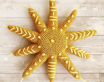 FOLK SUN / Tutorial de crochet en PDF