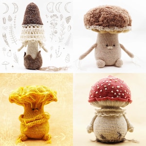 MUSHROOMS | Crochet PDF Tutorial